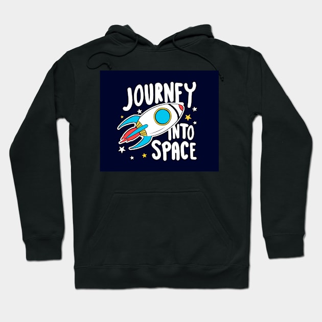 Journey Into Space Hoodie by timegraf